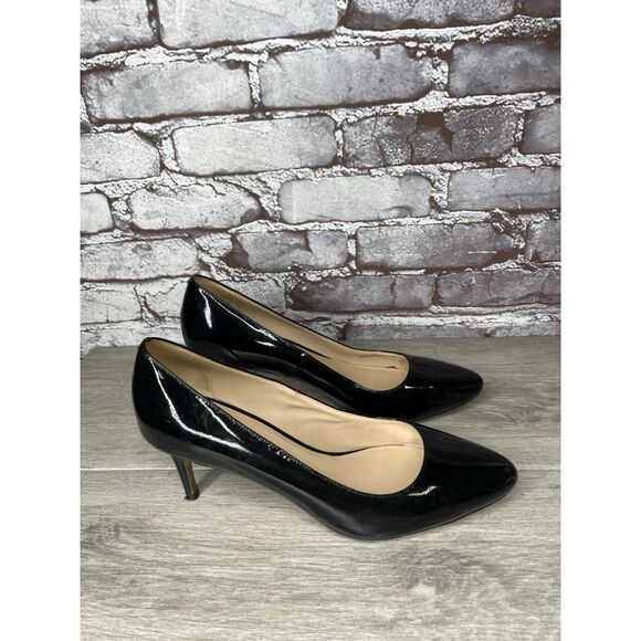 Cole Haan Grand OS Black Classic Patent Leather Stiletto Heels Women 9.5B US/40 - Picture 13 of 16